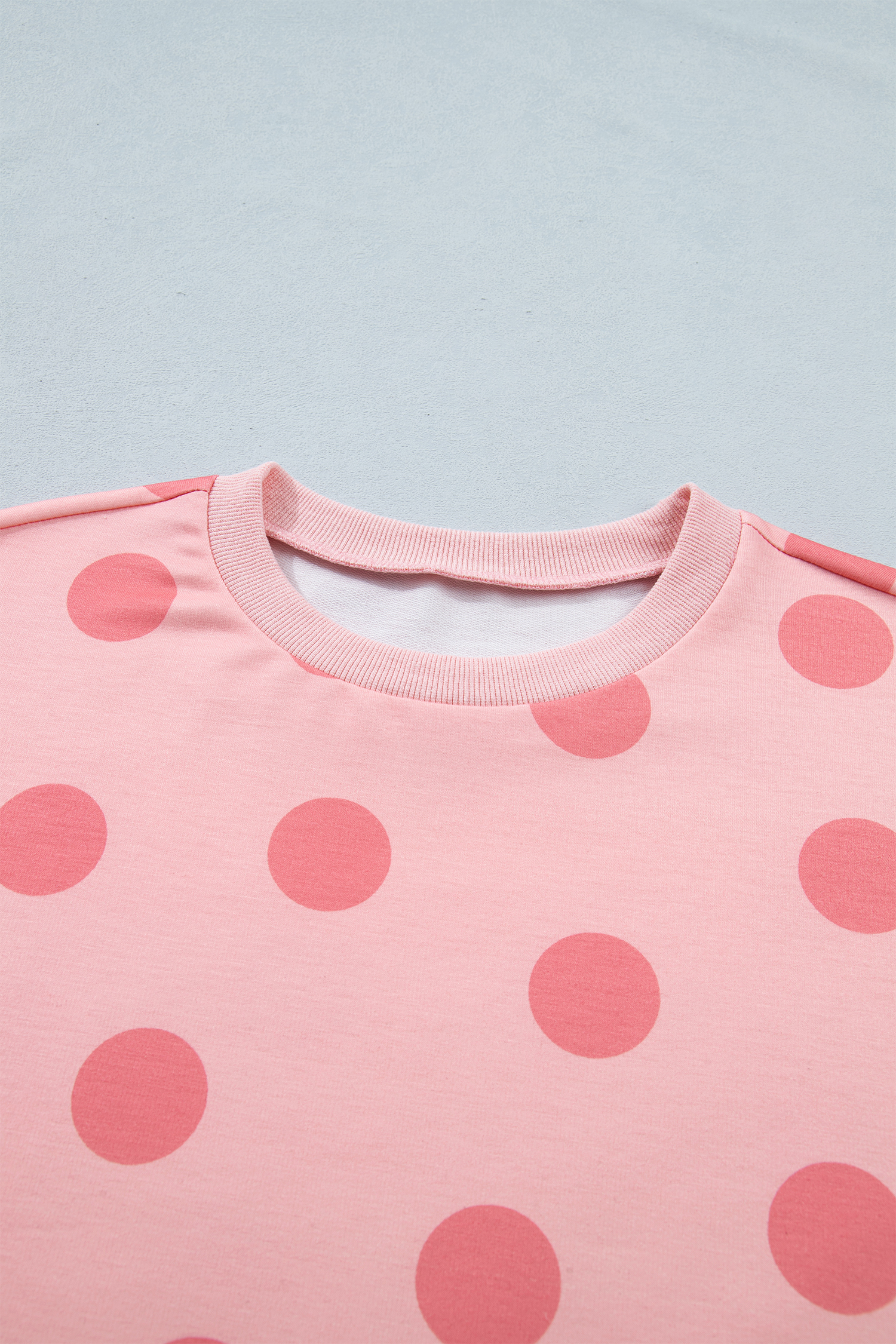 Pink Polka Dot Short Sleeve Top Casual Skort 2pcs Outfit view 11