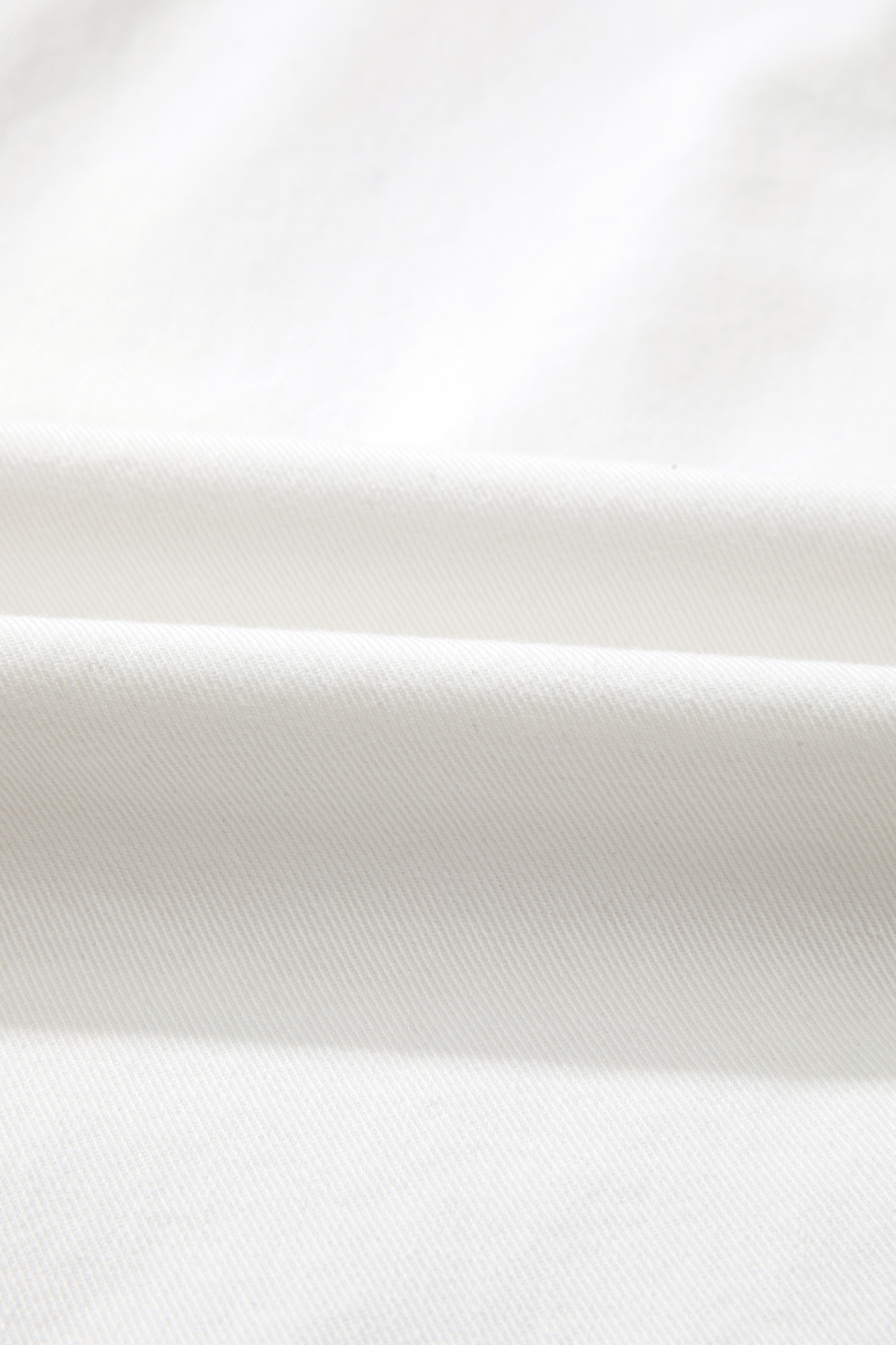 White Frilled Collar Flutter Sleeve Denim Top view 6