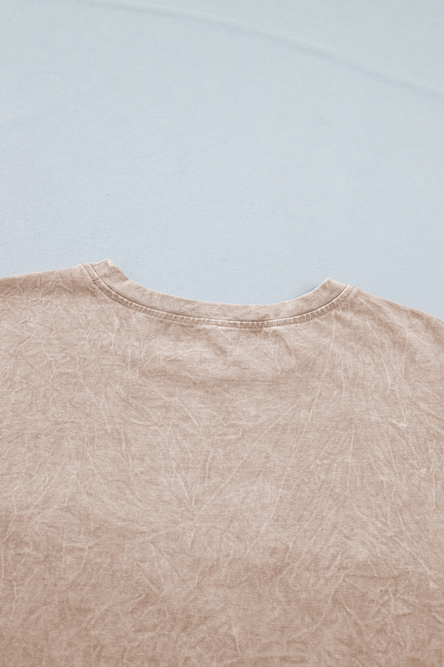Casual saved by grace Mineral Washed Cotton T Shirt view 5