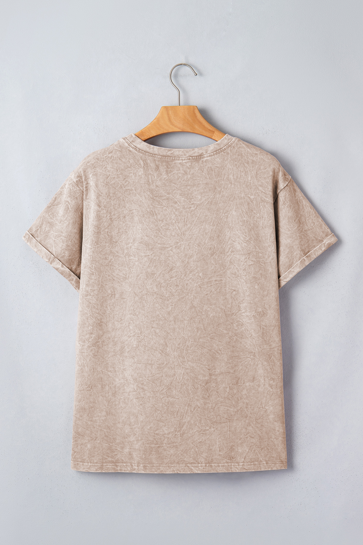 Casual saved by grace Mineral Washed Cotton T Shirt view 3