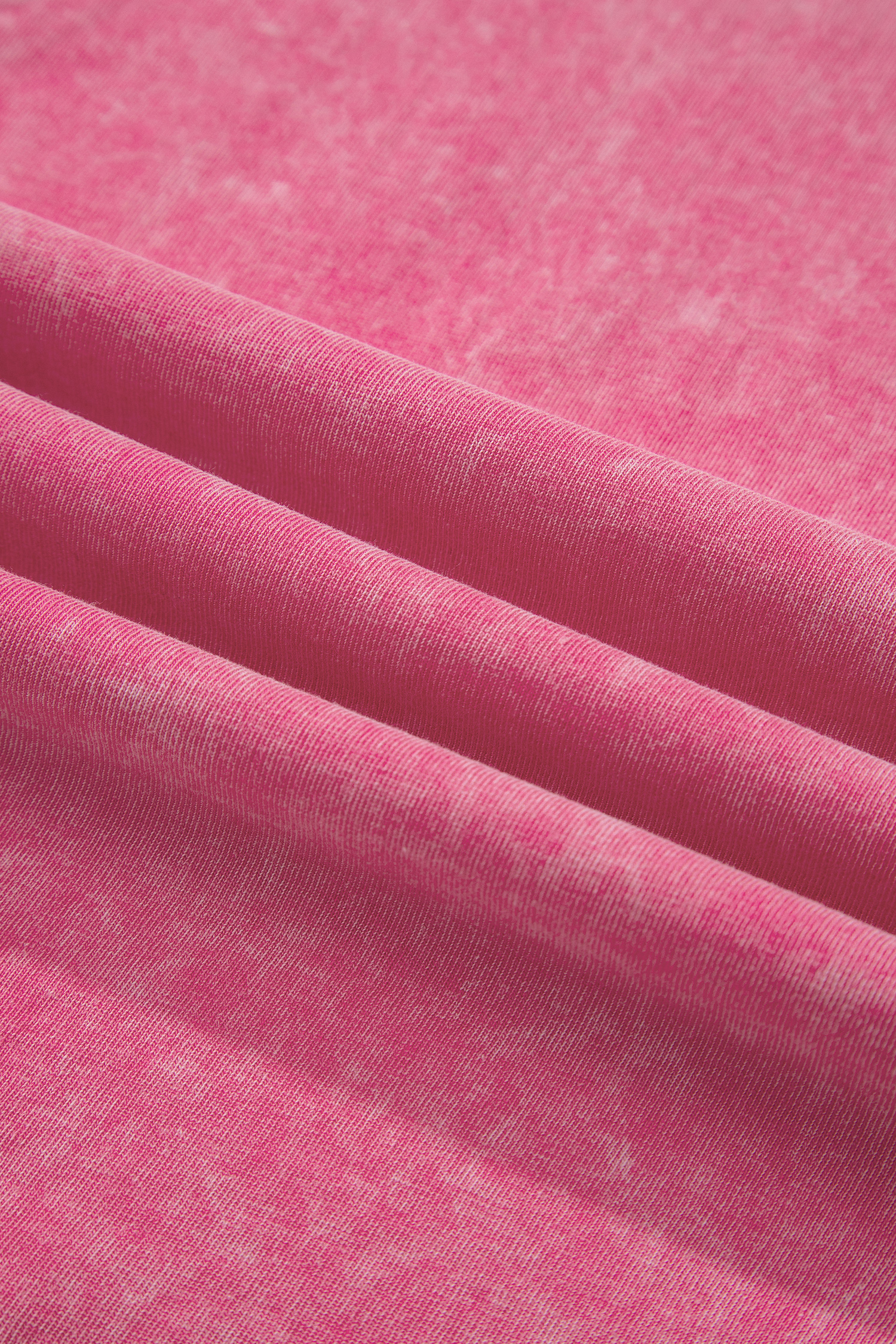 Sachet Pink Solid Color Cotton Mineral Washed Oversize Tee view 17