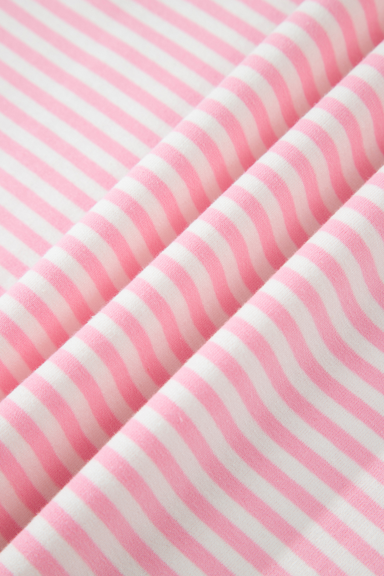 Pink Stripe Oversize Mock Neck Sweatshirt and Shorts Set