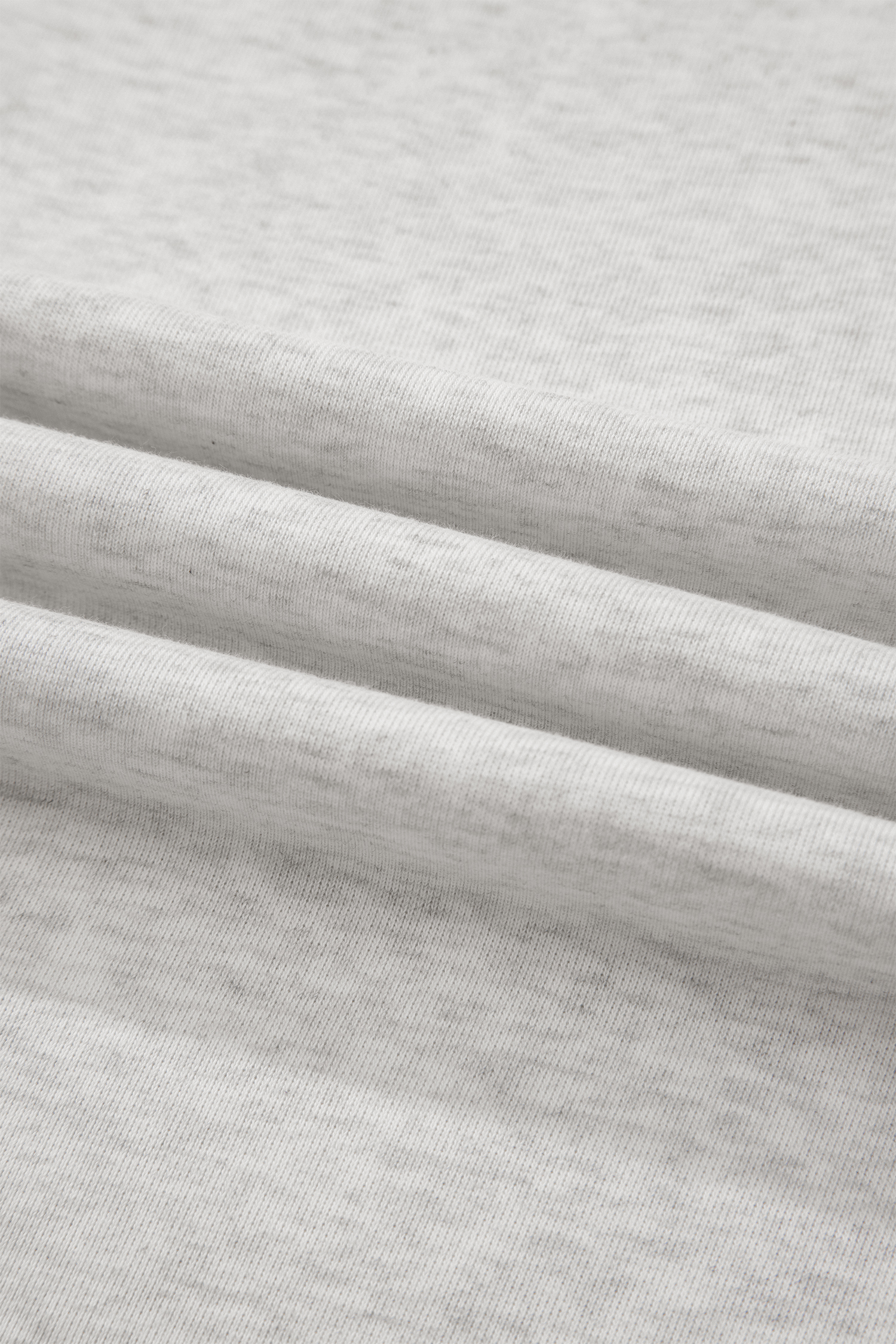 Light Grey Exposed Seam Detail Mock Neck Tee view 11
