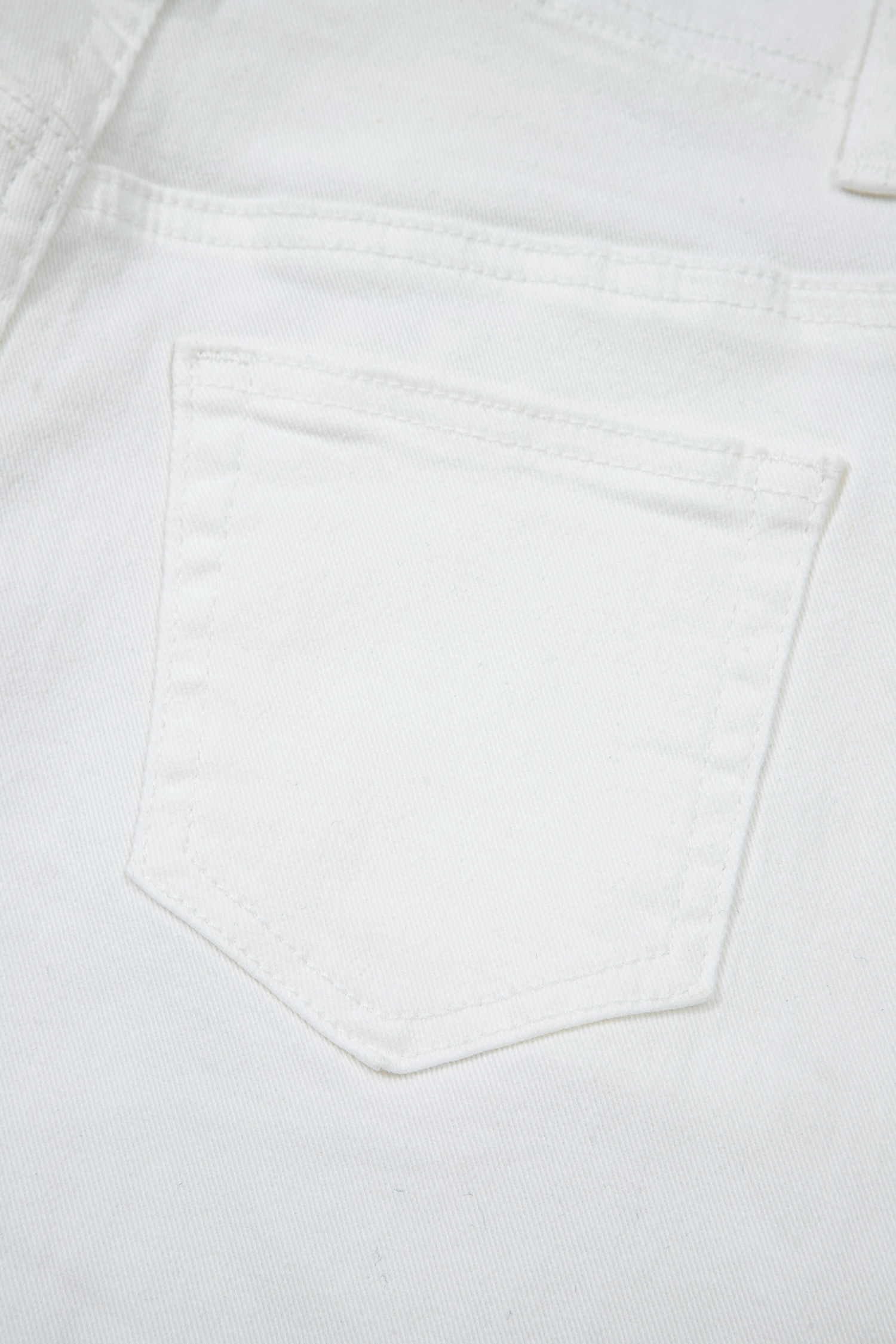 White Raw Hem Ankle-length Loose Jeans view 10