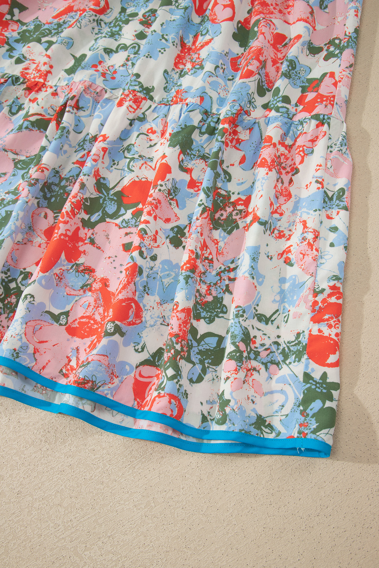 Apricot Floral Dresses
