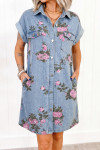 Sky Blue Mini Dresses