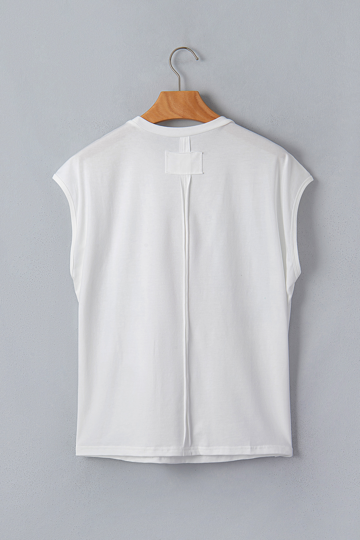 White USA Color Block Letter Printed Dolman Tee view 14