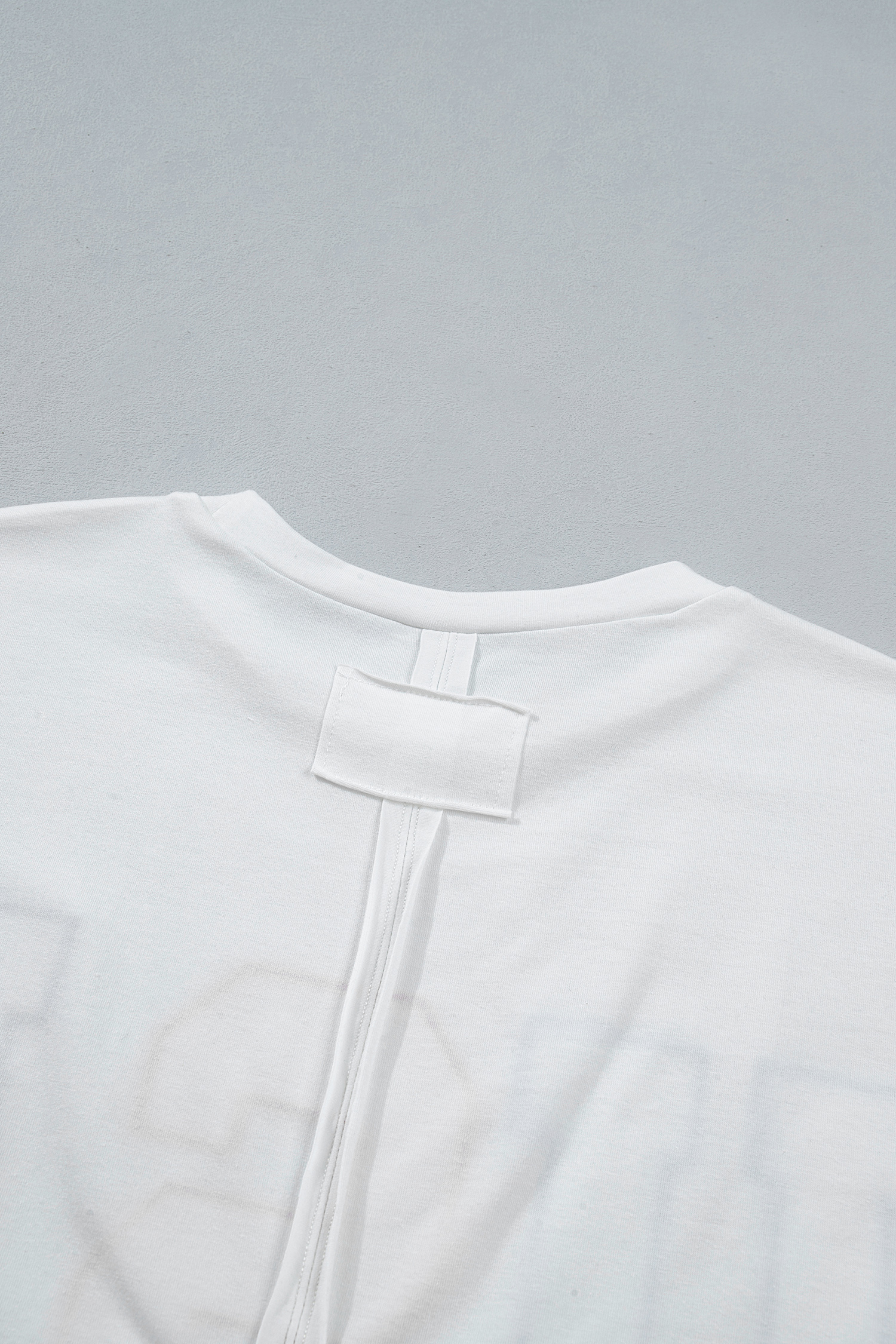 White USA Color Block Letter Printed Dolman Tee view 16