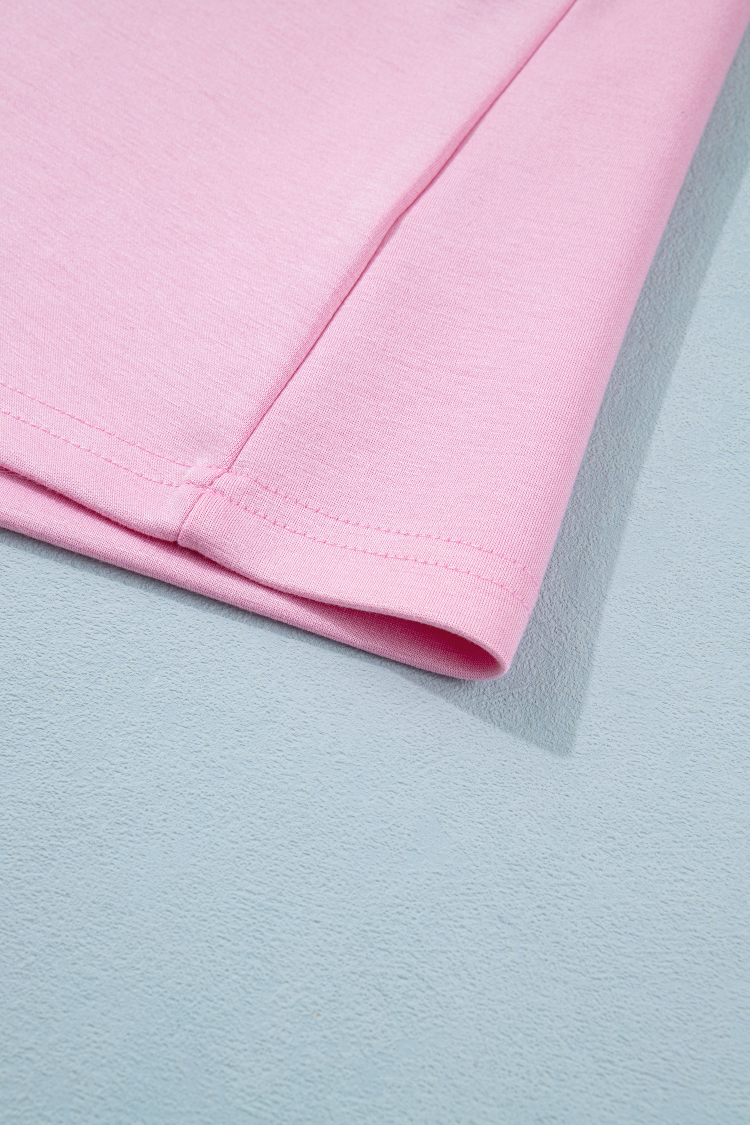 Pink Solid Color Sleeveless Zipper Tank and Skort Set view 15