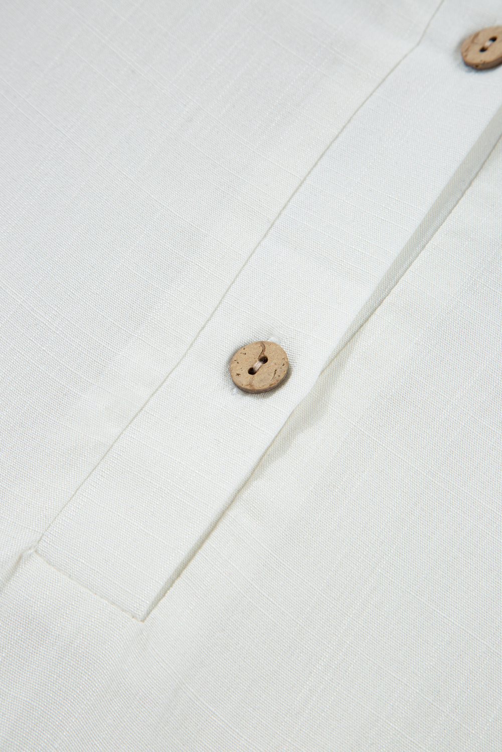 White Ruffle Elastic Cuffs Puffy Long Sleeve Button Down Shirt view 14